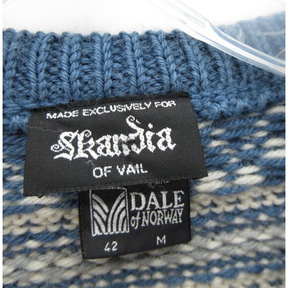 VINTAGE Dale Of Norway Sweater Medium Skandia Cardigan Nordic Ski - Picture 10 of 12